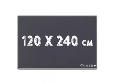 Chalky Kara Tahta Siyah Yüzey 120x240 cm